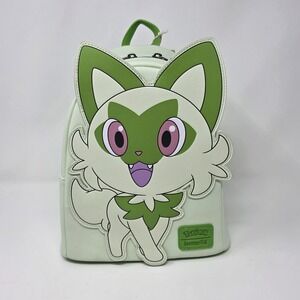 Loungefly Pokemon Sprigatito Mini 11.5"‎ Backpack Green Cosplay Purse/Bag